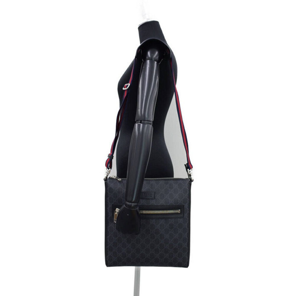 GUCCI GG Supreme Canvas Messenger Crossbody Bag Shoulder - Picture 9 of 9